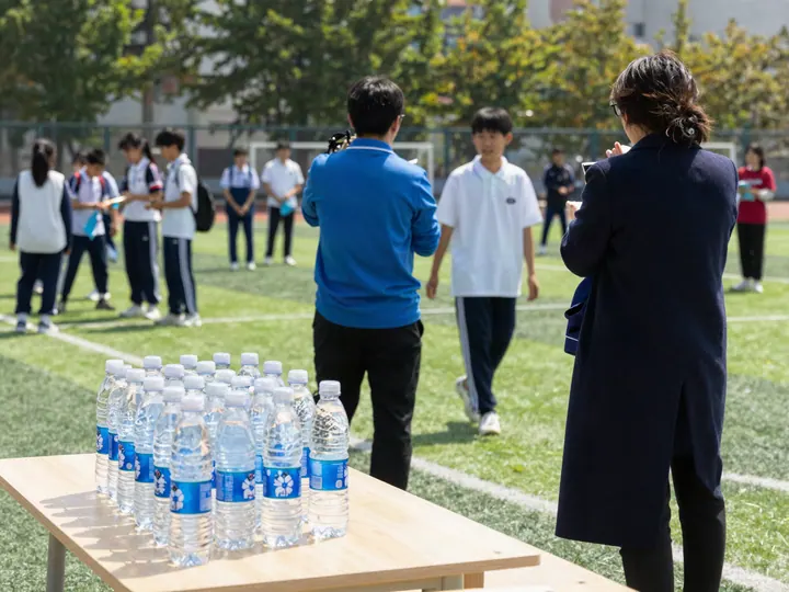 학교 체육대회 현장